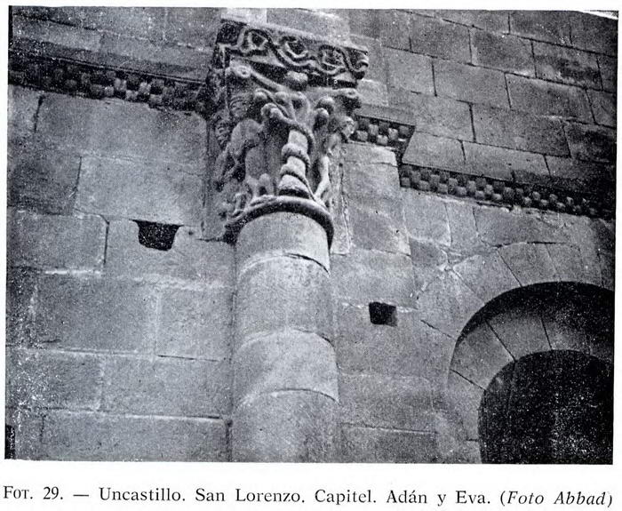 CAPITEL DEL PECADO ORIGINAL �IN SITU� - FOTO DE ABBAD RIOS-